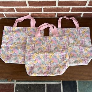 3 Loveshackfancy x Superga Tote bags